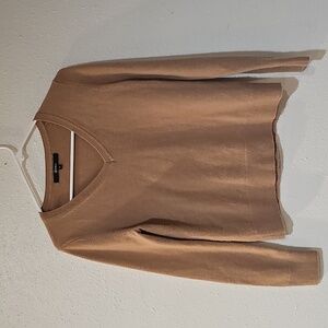 Quince Mongolian Cashmere V Neck Sweater